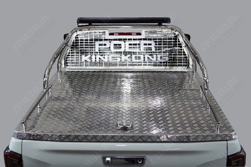 Защита кузова и заднего стекла (для крышки) 75х42 мм со светодиодной фарой Great Wall POER KINGKONG 2023- арт. GRWALPOERKK23-37