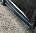 Пороги алюминиевые "Slim Line Black" 1820 мм Haval H7 2.0 4WD 2024 арт. HAVH724-12B