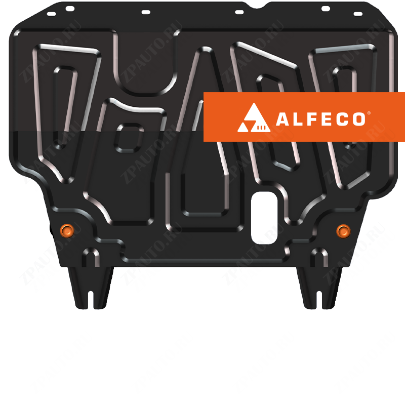 Защита  картера и КПП (1,5 мм) Nissan Tiida (С11) 2007-2014 V-1,6 , ALFeco, сталь 1.5мм, арт. ALF15500st-1