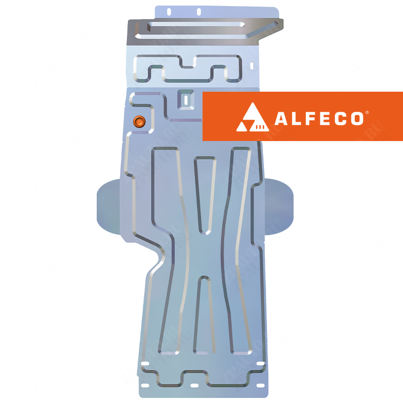 Защита  картера и КПП Lada 4X4 (21214) 2016-2021 V-1,7 , ALFeco, алюминий 4мм, арт. ALF2825al-2