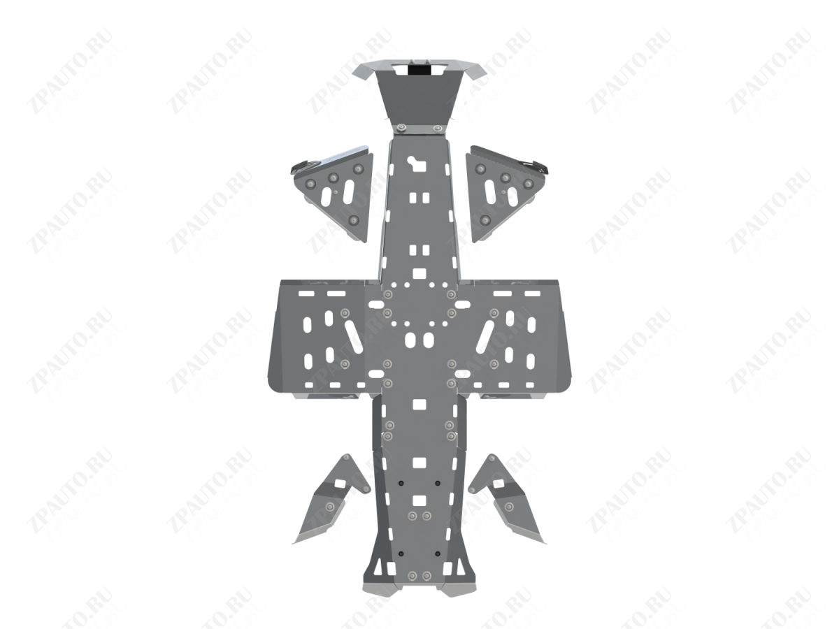 Полный комплект защиты для CAN-AM Outlander L Max 2015-, алюминий 4 мм, STORM, арт. 2903