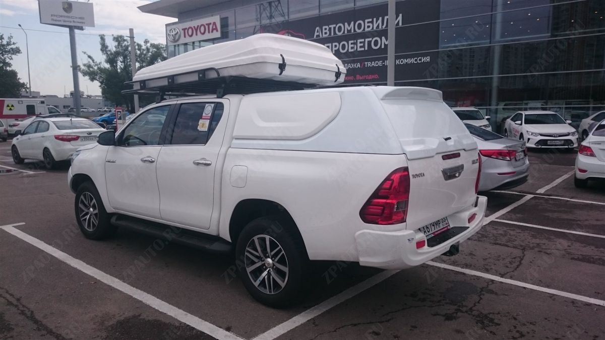 ABC.TOHIL.BR.05W КРЫША (КУНГ) КУЗОВА ДЛЯ TOYOTA HILUX (ДВОЙНАЯ КАБИНА)(08.2015-) (БЕЛАЯ) 
(3 ДВЕРИ)