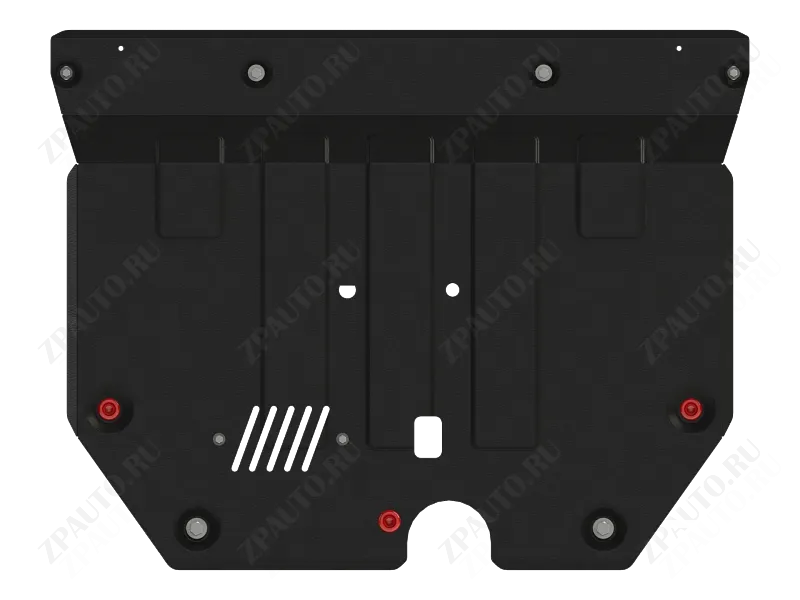 Защита картера и КПП для GAC GS8 II  2023 - V-2.0 AT FullWD, Sheriff, сталь 2, арт. 47.5481