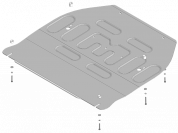 Защита алюминиевая Мотодор (Двигатель, Электроусилитель руля, Передний электромотор), 4 мм,  Voyah Dream  2021- арт. 348606