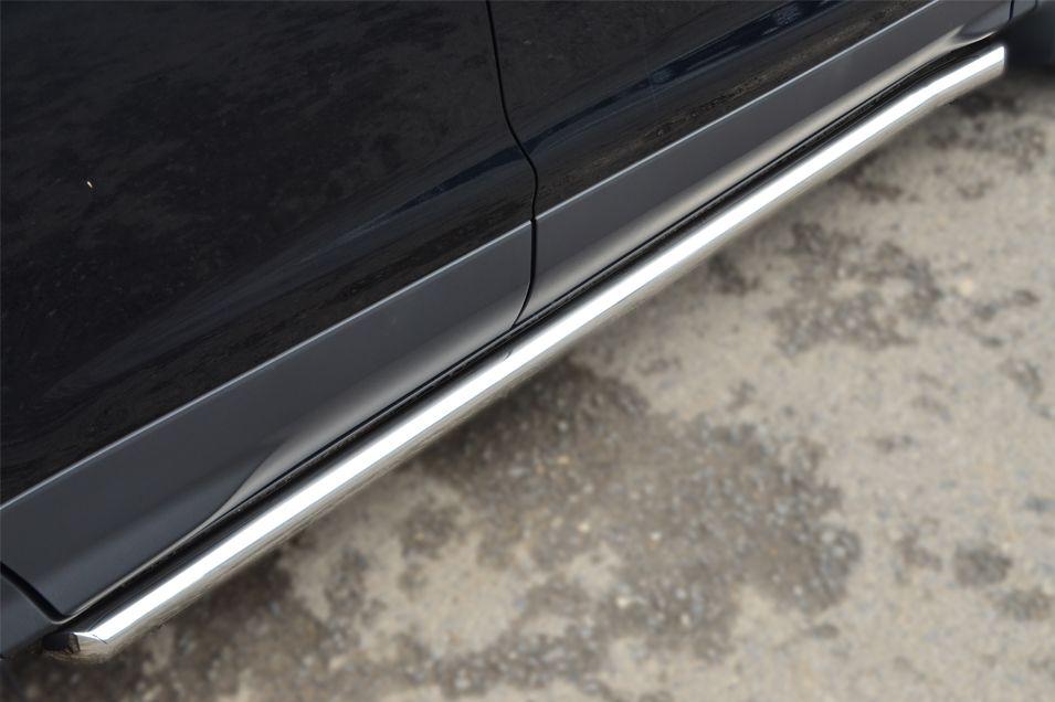 Пороги труба d57 вариант 1 для Ford Kuga 2013, Slitkoff FGT-0013801