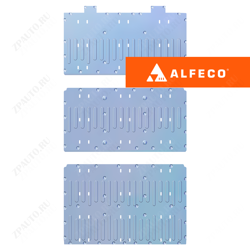 Avatr 12 2023-  4WD защита АКБ (3 части), ALFeco, алюминий, 3 мм, арт. ALF7302al