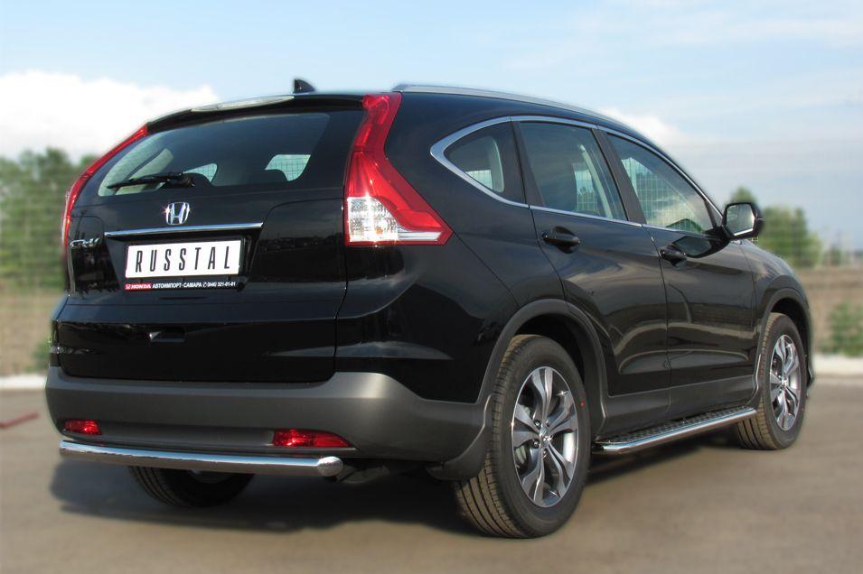 Защита заднего бампера d57 для Honda CR-V 2013, Slitkoff HVZ-001342