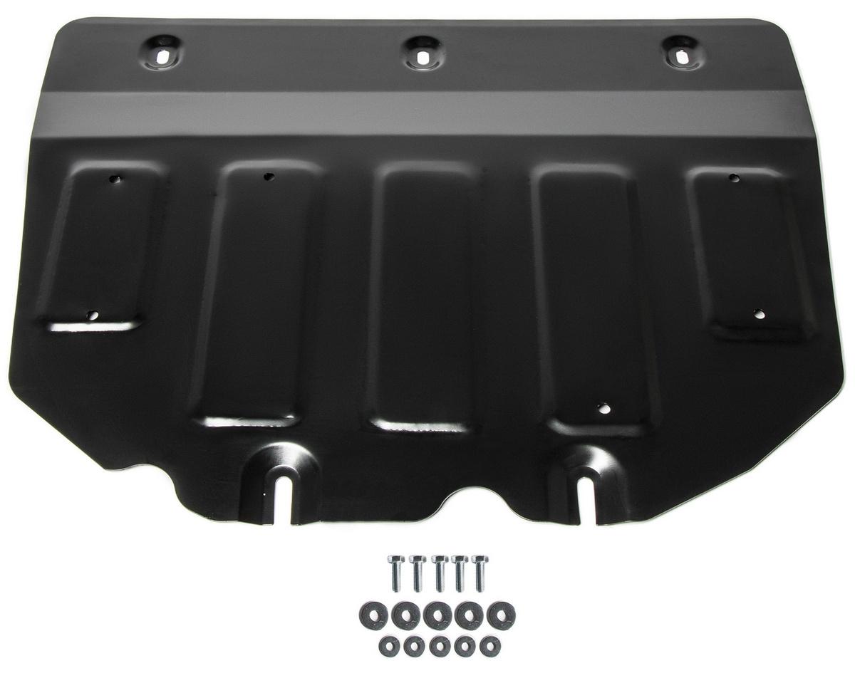 Защита картера и КПП Rival для Mazda 3 BP АКПП 2019-2020, сталь 1.8 мм, с крепежом, штампованная, 111.3827.1