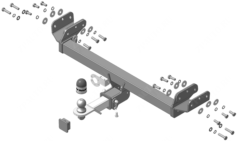 Фаркоп Omoda C5 2024-, тип шара E, MOTODOR, арт. 99032-E