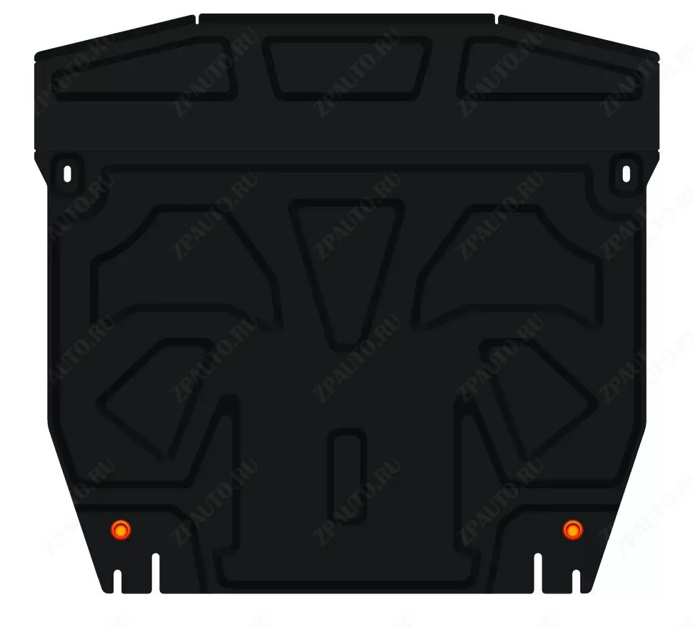 Защита  картера и кпп для Kia Sorento Prime 2015-2017  V-2,2D , ALFeco, сталь 2мм, арт. ALF1131st