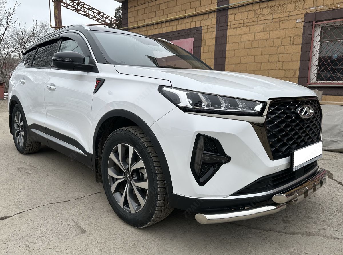 Защита переднего бампера G для автомобиля Chery Tiggo 7 Pro Max 2024 арт. CTGPM.7.24.05