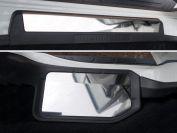 Накладки на пороги (лист зеркальный) для автомобиля Mitsubishi Pajero IV 2014-