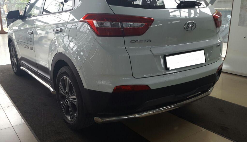 Защита задняя D 60,3 для Hyundai Creta(Хендай Крета), ALFeco арт. HYCRET-16.08