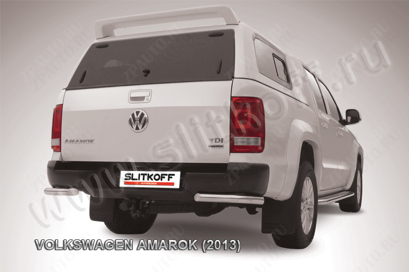 Уголки d57 Volkswagen Amarok (2010-2016) , Slitkoff, арт. VWAM13-014