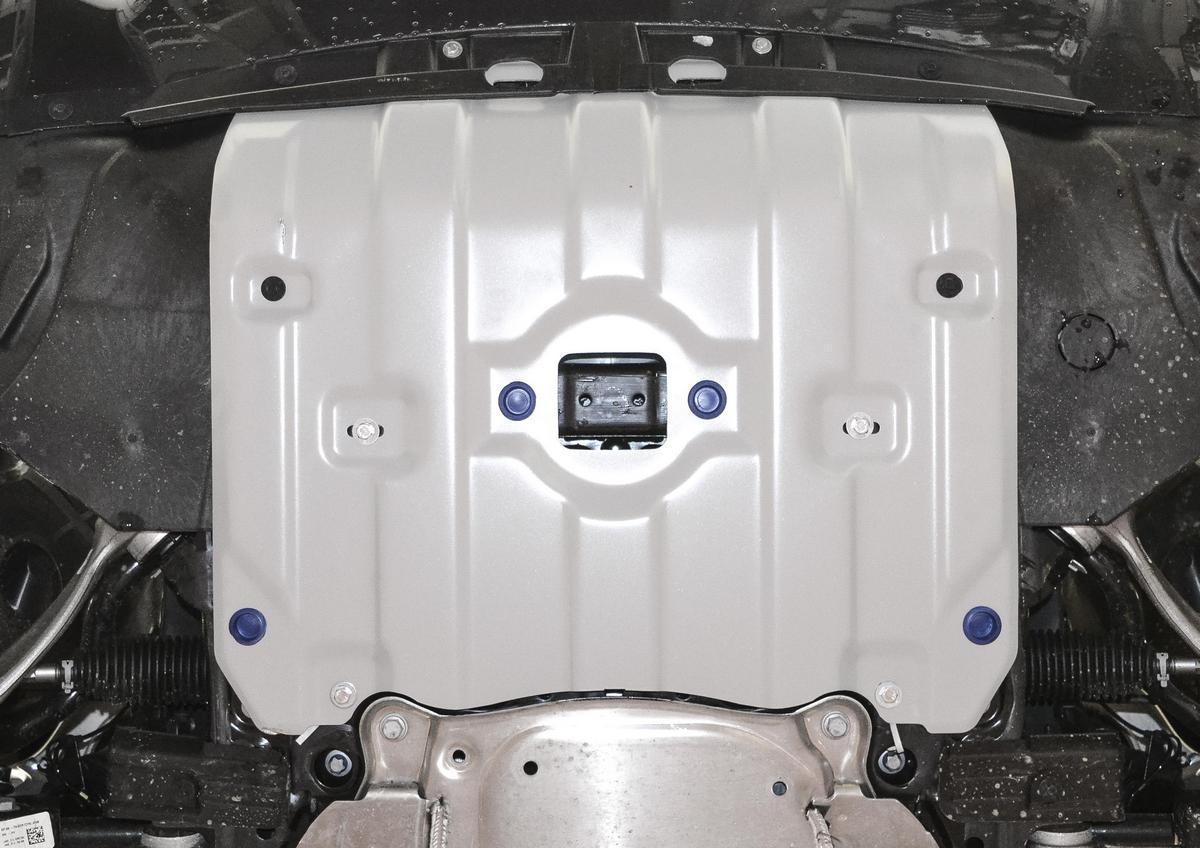 Защита радиатора и картера Rival для BMW X5 G05 (xDrive50i) 2018-н.в., штампованная, алюминий 3 мм, с крепежом, 333.0533.1