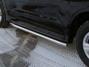 Защита порогов 60,3 мм для автомобиля Lexus LX 570 2007-2012 (кроме F-Sport), TCC Тюнинг LEXLX570-06