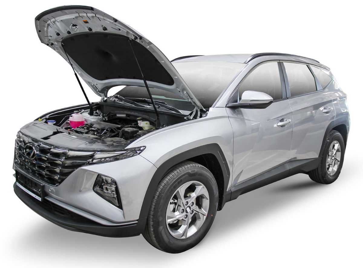 Амортизаторы капота АвтоУПОР (2 шт.) Hyundai Tucson / KIA Sportage (2021- / 2021-), Rival, арт. UHYTUC021