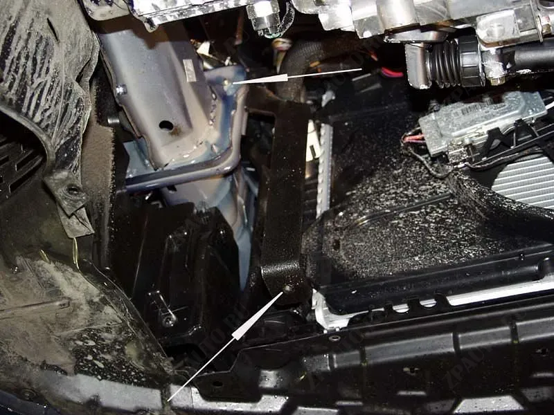 Защита картера и КПП для MAZDA 3 MPS  2006 - 2009, V-1,6; 2,0; 2,3, Sheriff, сталь 2,0 мм, арт. 12.1321