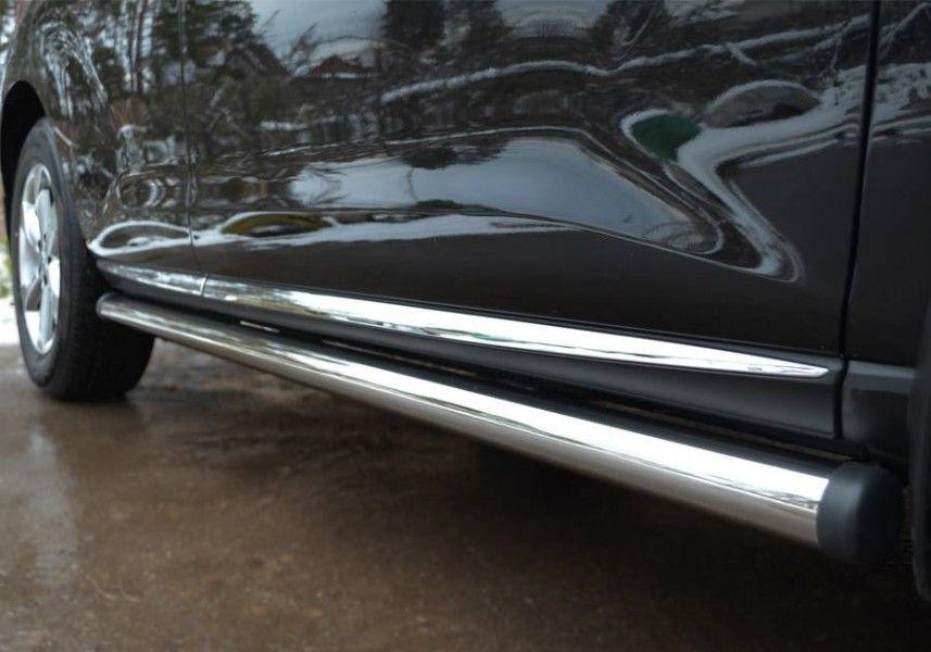Пороги труба d57 вариант 2 для Nissan Murano 2010, Slitkoff NMT-0103112