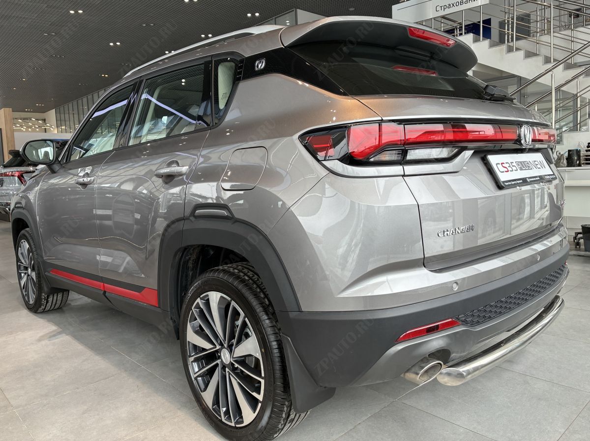 Защита заднего бампера для автомобиля CHANGAN CS35 Plus 2023 арт. CGCS35P.23.13