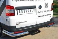 Защита заднего бампера уголки d57/42 для Volkswagen Transporter T5 2010, Slitkoff VTKZ-001403