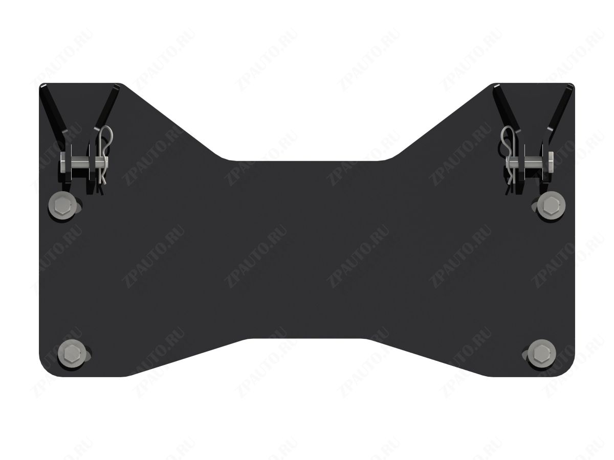 Площадка для крепления снегового отвала (быстросъем) для CAN-AM Maverick 2013-17, сталь 5 мм, STORM, арт. MP 0340