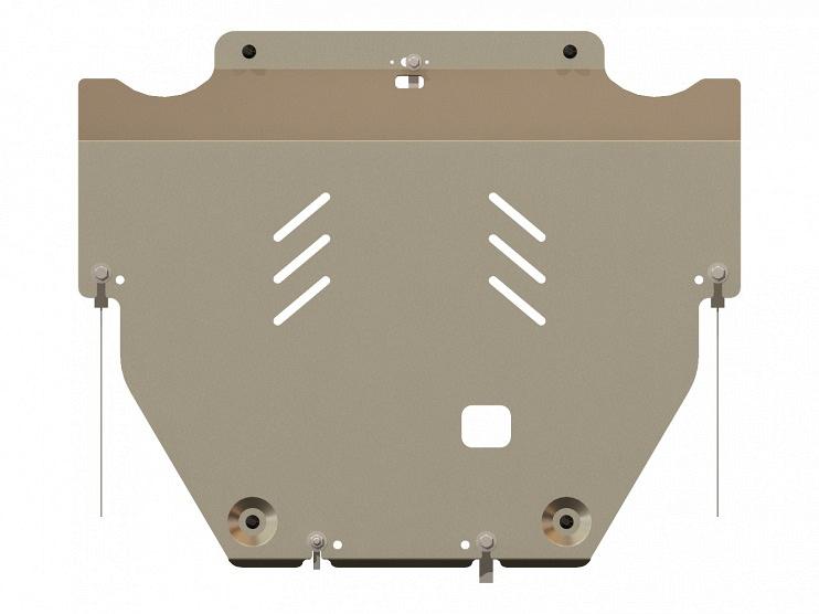 Защита картера и КПП для VOLVO XC 70  2007 - 2017, V-2,4 D, Sheriff, алюминий 5 мм, арт. 25.1029