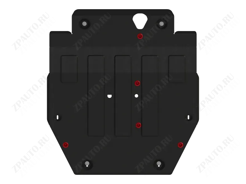 Защита картера и КПП для MITSUBISHI Delica D5 2007 - 2019, V-2,3D AT 4wd, Sheriff, сталь 2,5 мм, арт. 14.5261