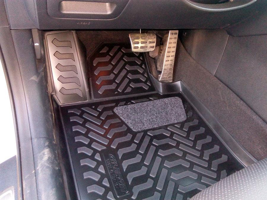 Ковры салонные модельные высокий борт 3D с подпятником для Kia Optima IV 2016 2016-, Элерон 60851