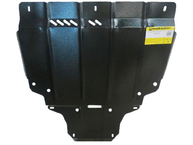 Защита двигателя, кпп стальная Motodor для Mercedes B W246 2011- (2 мм, сталь), 01232