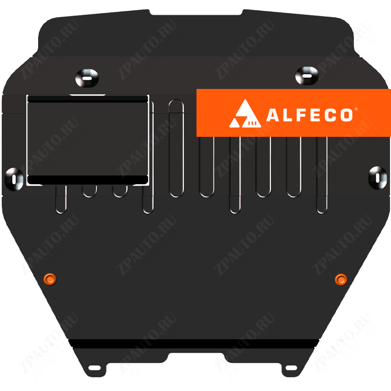 Защита  картера и КПП (установка на пыльник) Volkswagen Multivan (T6) 2015- V-all , ALFeco, сталь 2мм, арт. ALF2634st-1
