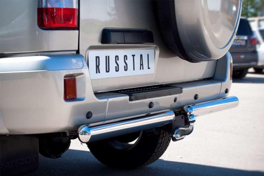 Защита заднего бампера d76 для UAZ Patriot, Slitkoff UPZ-000507