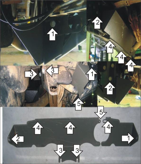 Защиты Грузовые Motodor (Радиатор), 4 мм, Сталь для MAN TGS 2007- арт. 24802