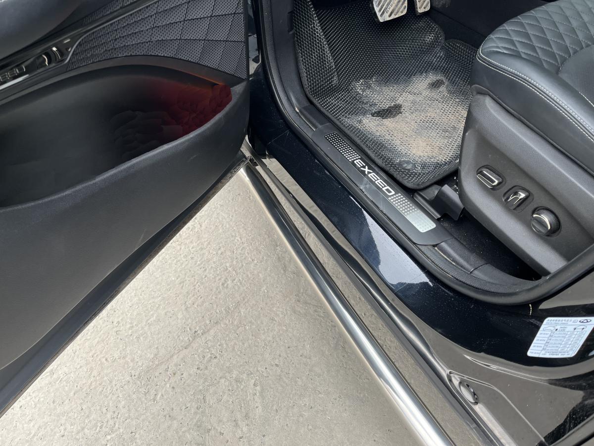 Защита штатного порога труба для автомобиля CHERY CheryExeed TXL 2021 арт. CHETXL.21.32