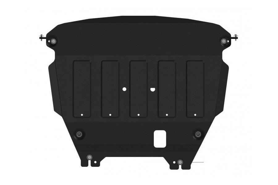 Стальная защита картера и КПП на Ford Fiesta 2015, сталь 2 мм, Sheriff (Шериф) 08.2923-V1