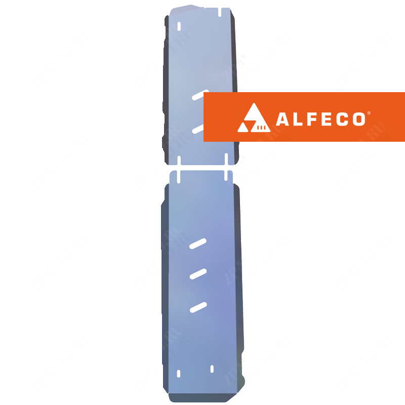 Защита  топливопровода (2 части) JAC JS6 2022- V-all , ALFeco, алюминий 4мм, арт. ALF5626al