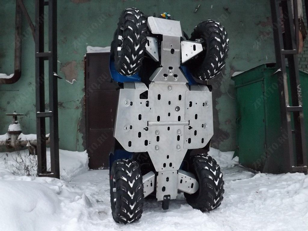 Комплект защиты квадроцикла CF Moto  X4 2016-, алюминий 4мм, ALFeco, арт. ALF14031al