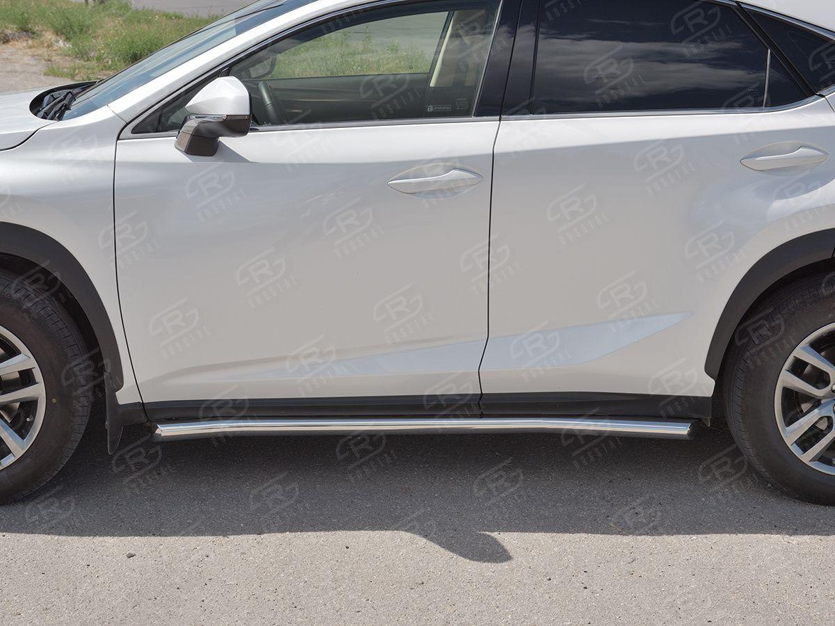 Пороги труба d57 вариант 1 на Lexus NX 2017, Slitkoff LNX3T-0029431
