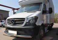 Защита переднего бампера для автомобиля Mercedes Sprinter (W906), арт. MBS.12.02, Россия