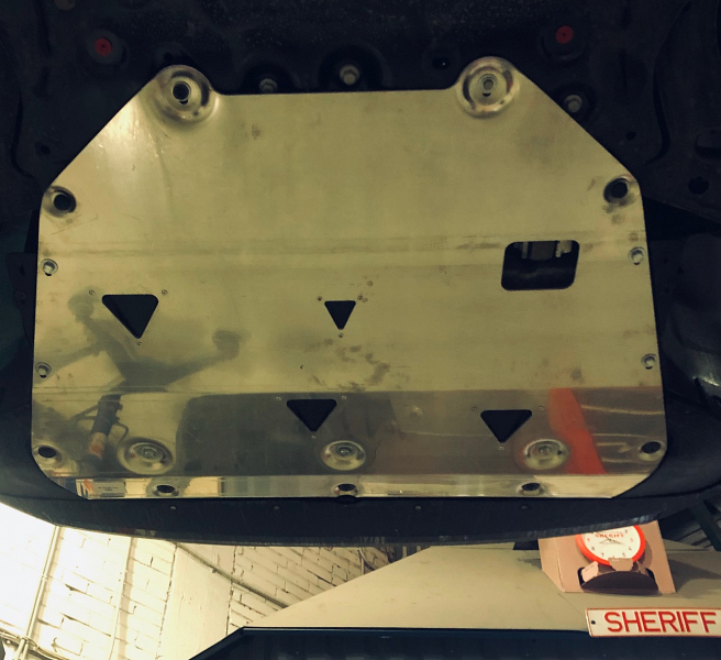 Защита картера и КПП для VOLVO XC 40  2018 -, V-2,0; 2.0 D AT 4wd, Sheriff, алюминий 4 мм, арт. 25.3909