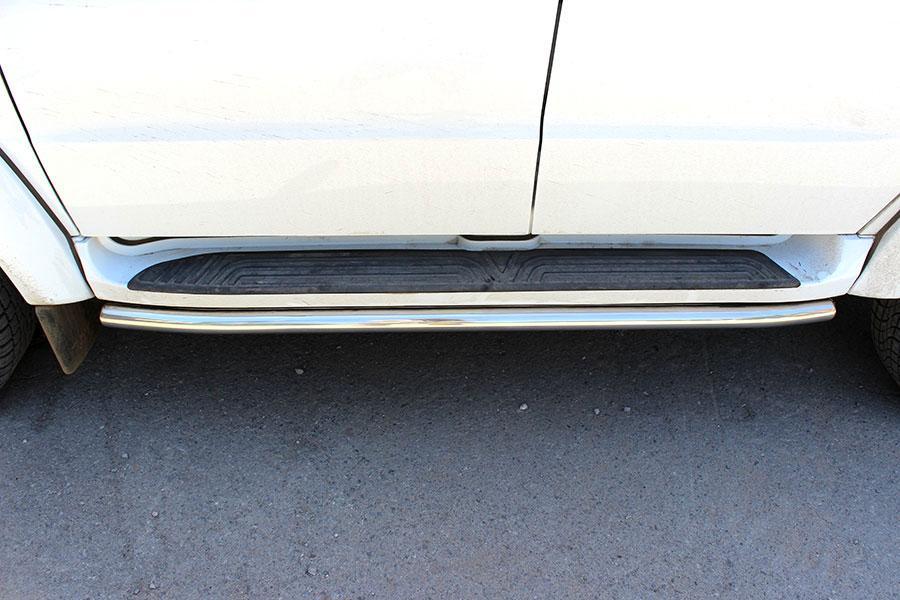 Пороги (обвод штатного порога) d-53 для UAZ Patriot 2014, Технотек UP14_2