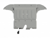 Защита моторного отсека для VOYAH Free EVR гибрид 2023 - V-PMSM(электромотор) 39kW+1,5 AT FullWD;, Sheriff, алюминий 4 мм, арт. 60.6166