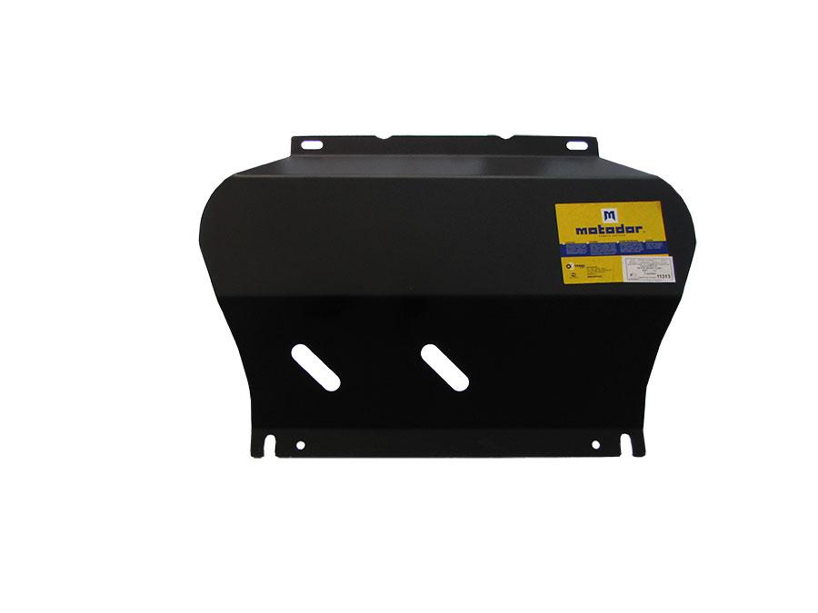 Защита двигателя, пер. дифф., радиатора стальная Motodor для Mitsubishi L200 2006-2014 2006-2014 (3 мм, сталь), 11313