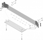 Защита алюминиевая Мотодор (Радиатор), 5 мм,  Dodge Ram 1500  2024- арт. 32915