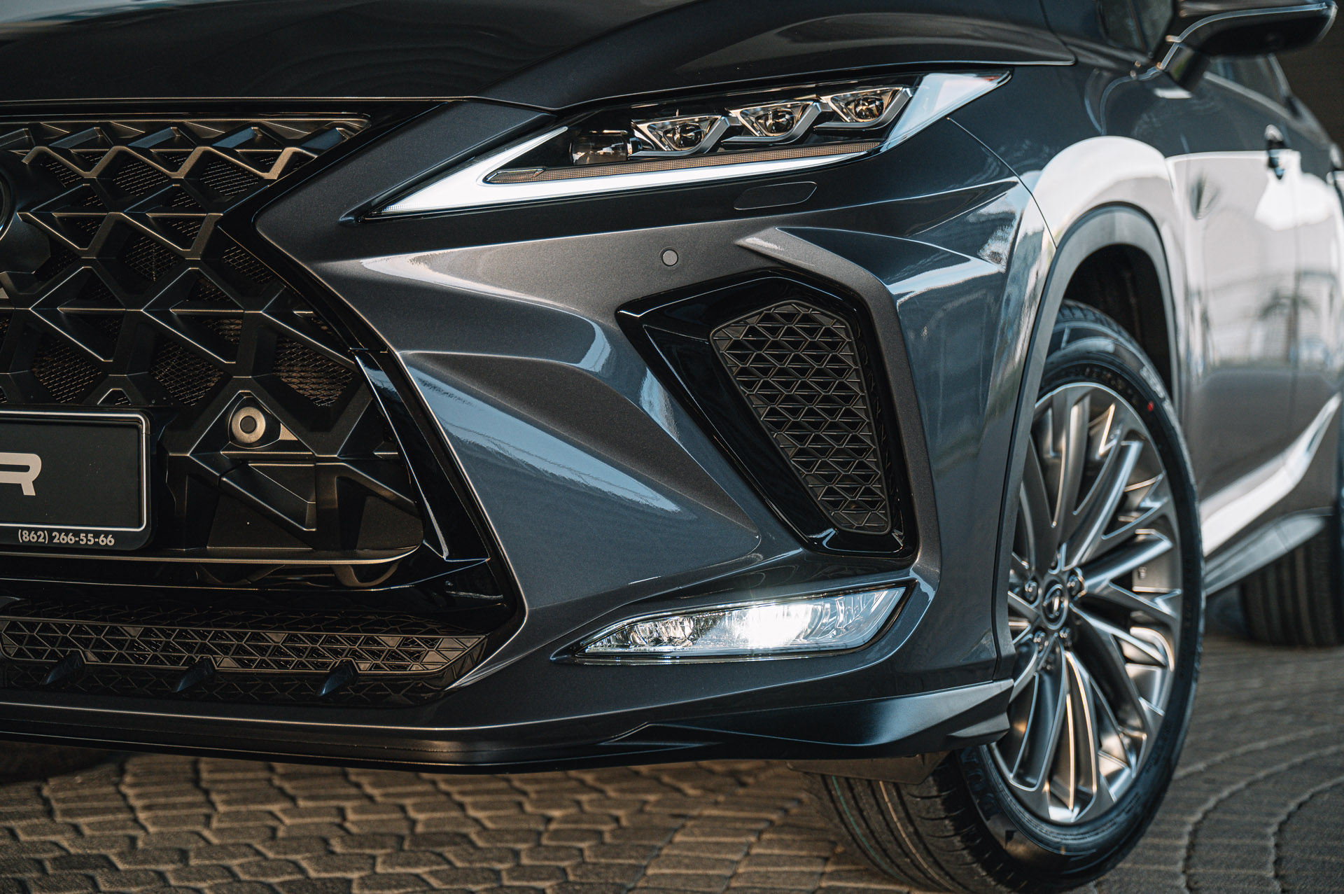 Облицовка переднего бампера в сборе для Lexus RX 2019-2022, MTR, арт. MTR-AL20-200542