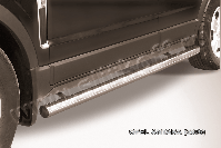 Защита порогов d76 труба Opel Antara (2006-2011) , Slitkoff, арт. OPAN007