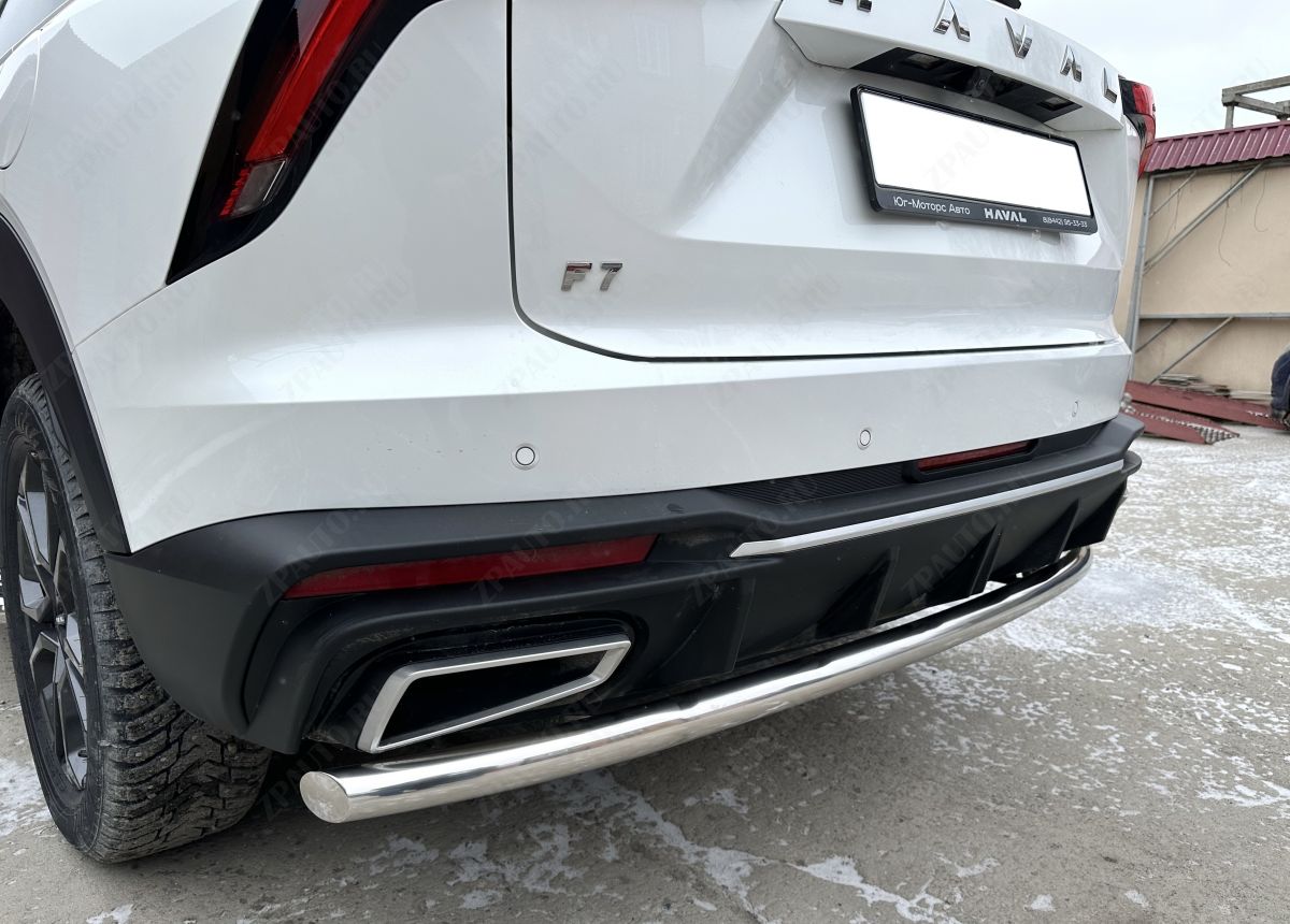 Защита заднего бампера   для автомобиля Haval HAVAL F7 2024 арт. GWF7.24.11