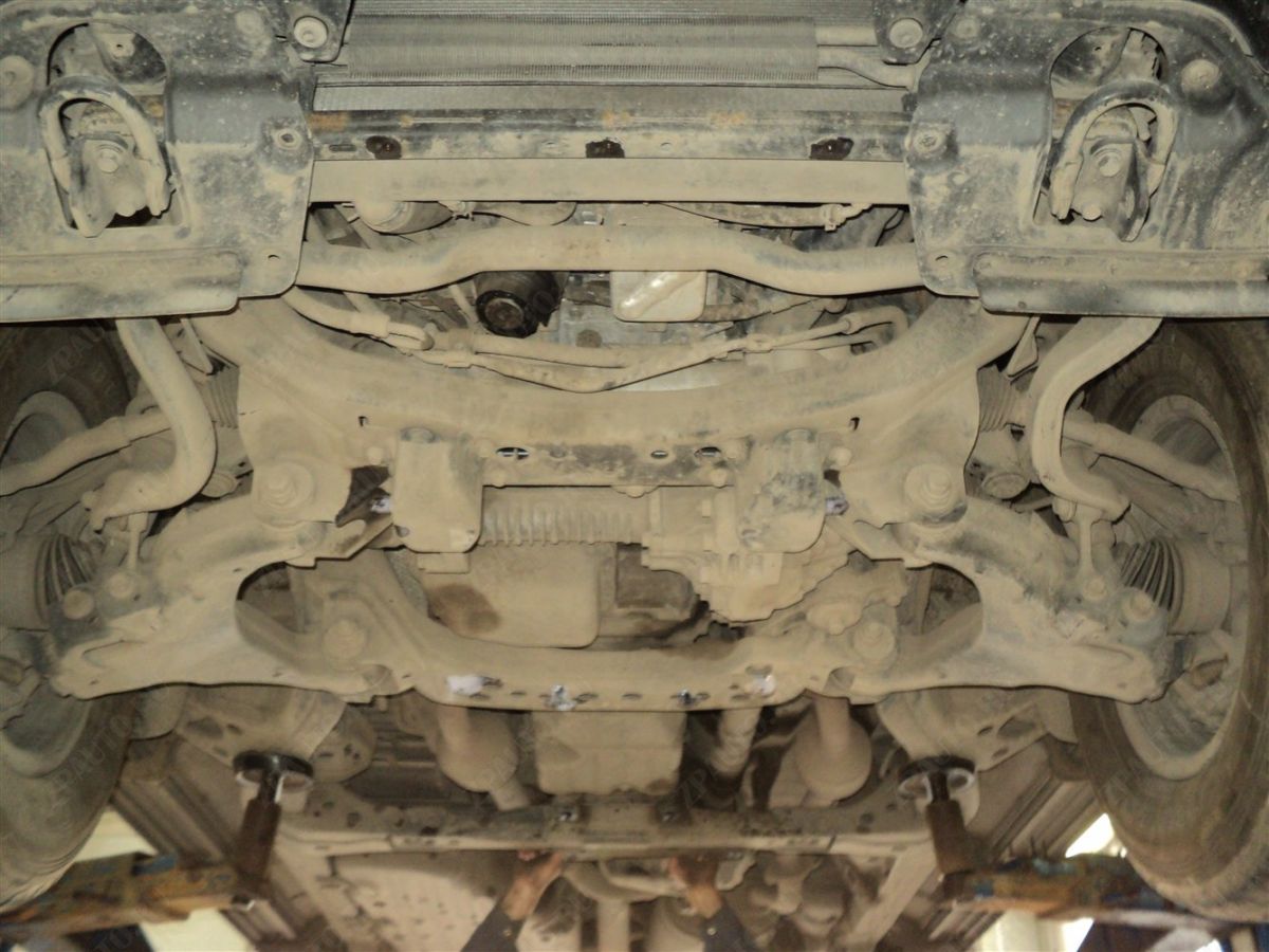 24.14ABC ЗАЩИТА ДНИЩА TOYOTA LAND CRUISER (ТОЙОТА ЛЕНД КРУИЗЕР) 200 V-4.5TD (2007-10.2015) 3 ЧАСТИ (АЛЮМИНИЙ 4 ММ)