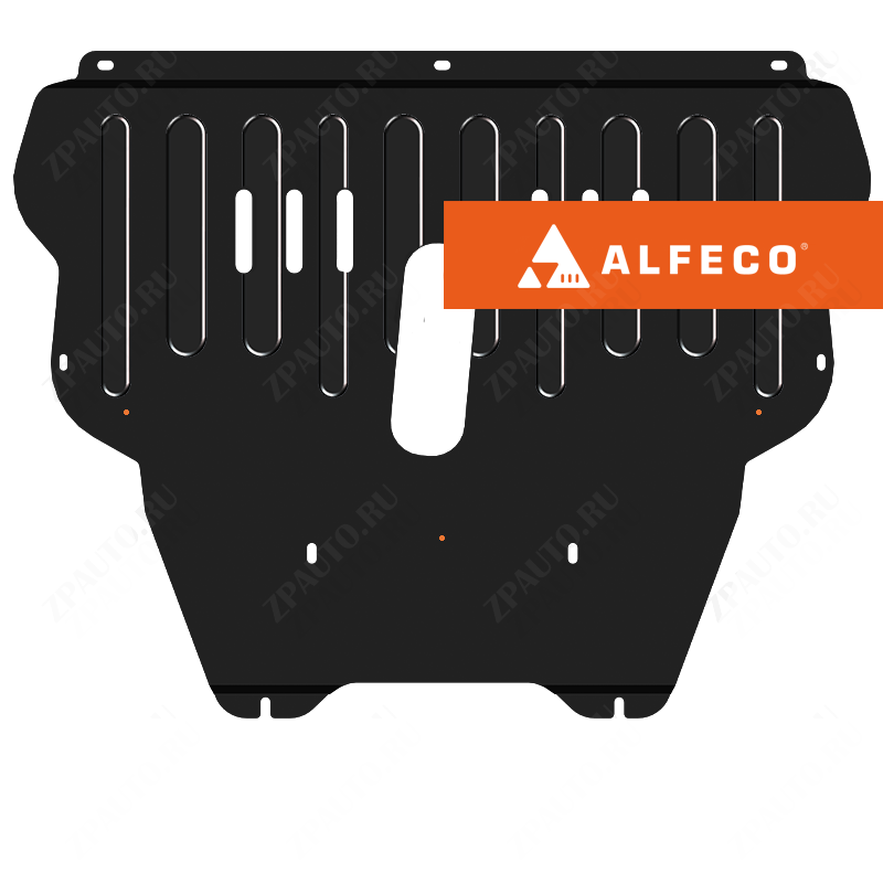 Защита  картера и КПП Peugeot 308 2007-2014 V-all , ALFeco, сталь 2мм, арт. ALF0402st-1