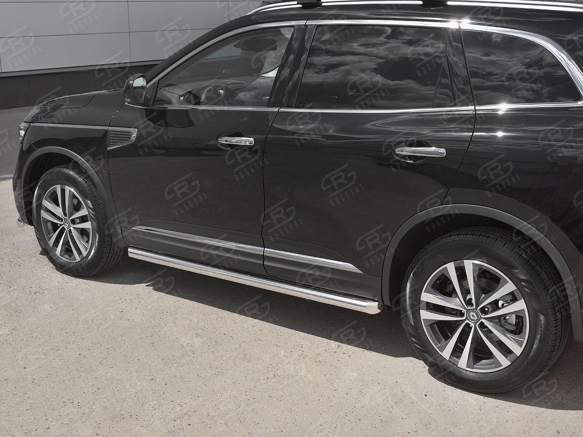 Пороги труба d57 (вариант 1) RKT-0029721 для автомобиля RENAULT KOLEOS 2017-, Slitkoff